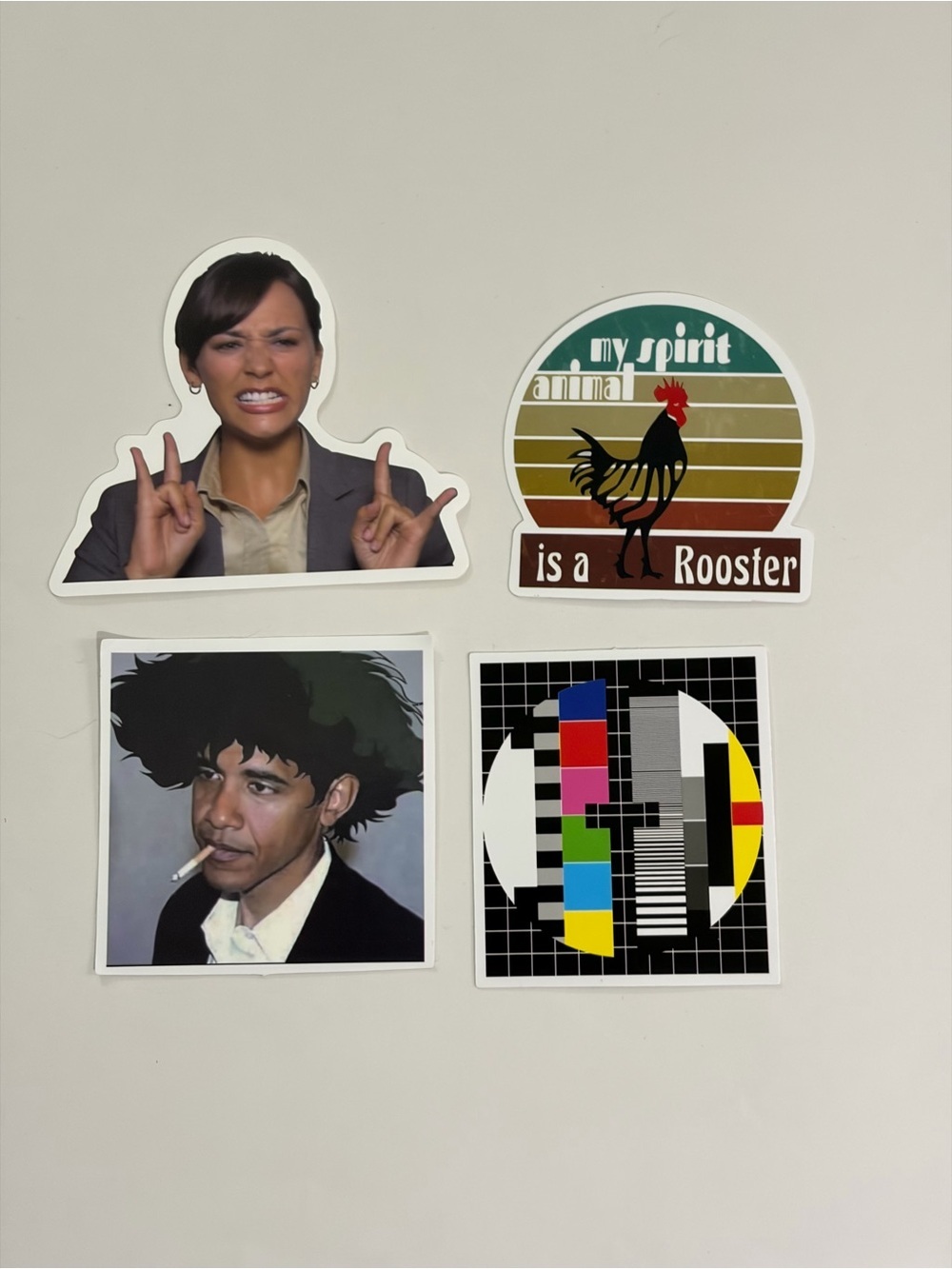 Set of 4 Stickers - Multicolor - Picture 2 of 2